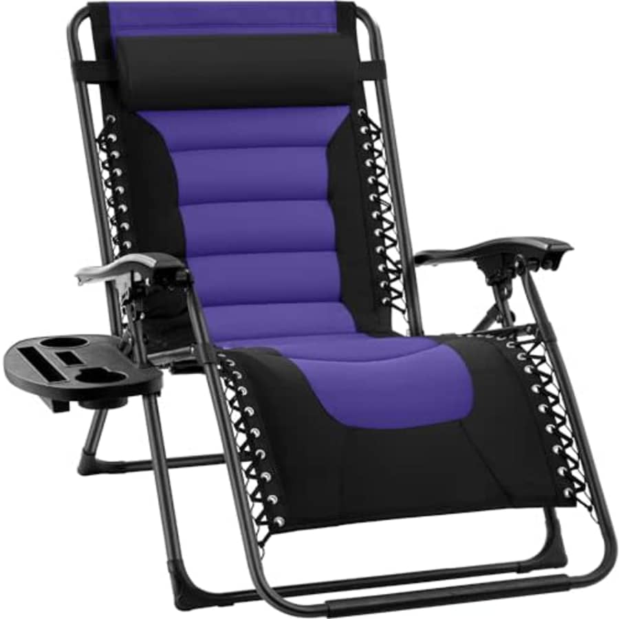 Best Choice Products Oversized Padded Zero Gravity Chair, Folding Outdoor Patio Recliner, XL Anti for $72 Best Choice Products Oversized Padded Zero Gravity Chair, Folding Outdoor Patio Recliner, XL Anti for $72