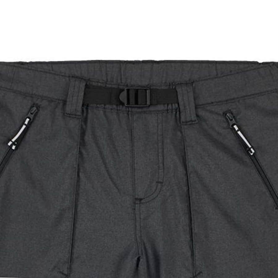 Wrangler Boys Straight Fit Outdoor Shorts, Black Charcoal Heather, X-Large Husky for $18