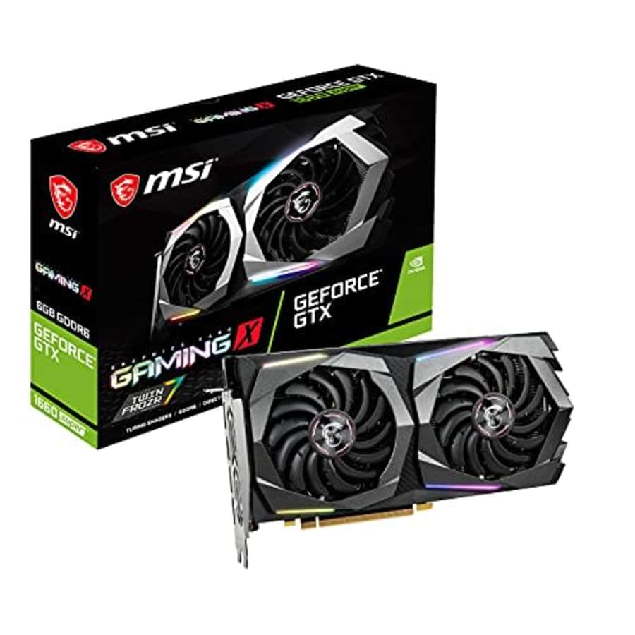 MSI Gaming GeForce GTX 1660 Super 192-bit HDMI/DP 6GB GDRR6 HDCP Support DirectX 12 Dual Fan VR for $299