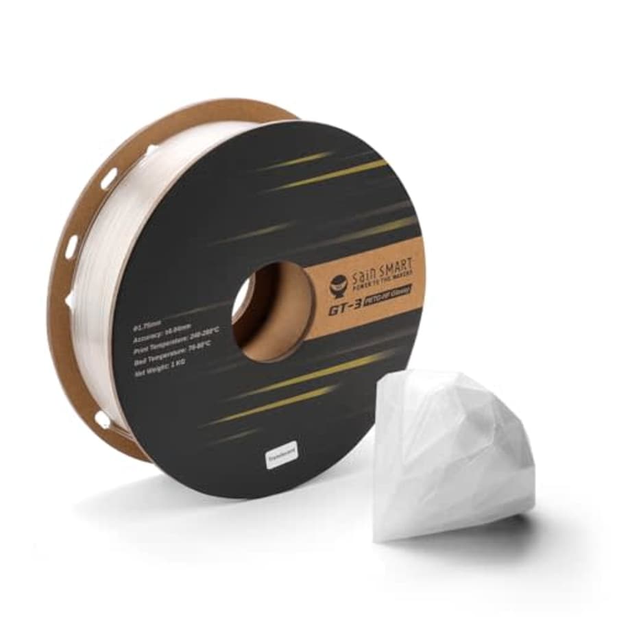 SainSmart PETG Filament 1.75mm for K1 Max, 3D Printer Filament for High Speed, GT-3 Glossy PETG for for $20 SainSmart PETG Filament 1.75mm for K1 Max, 3D Printer Filament for High Speed, GT-3 Glossy PETG for for $20