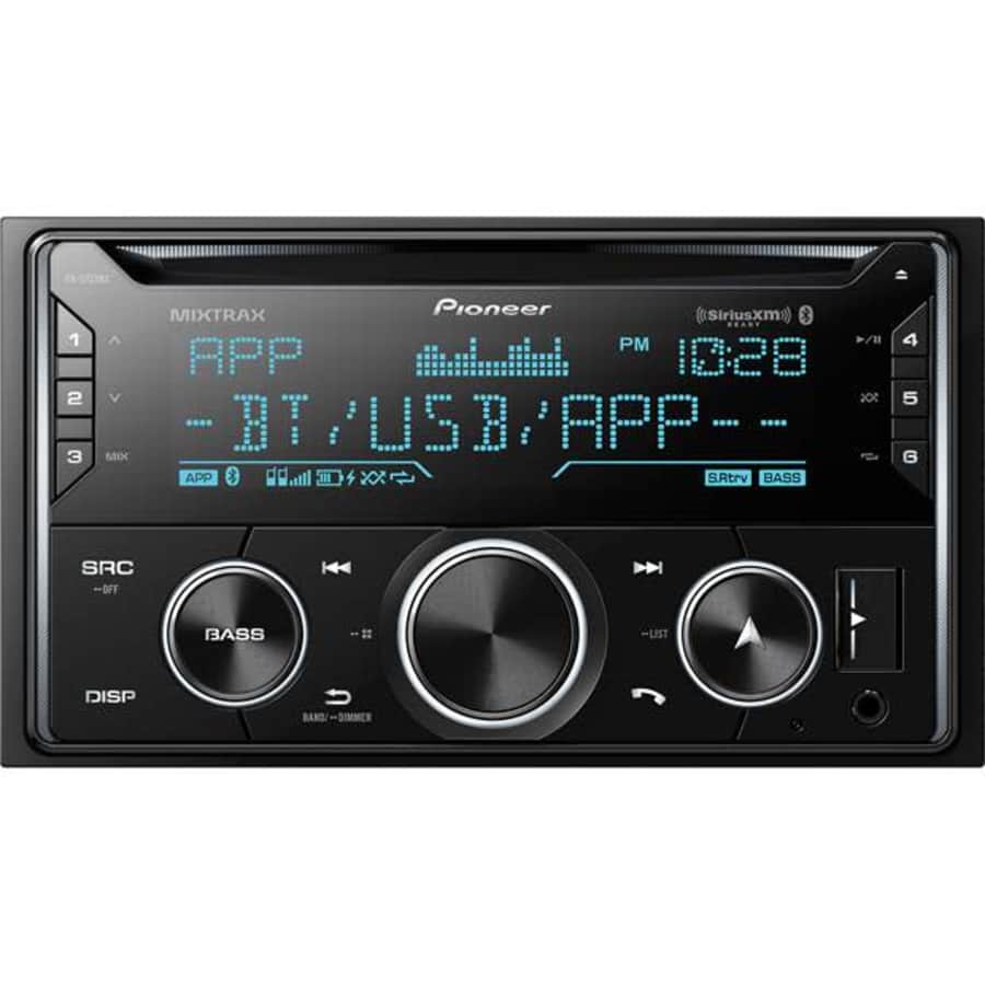 Pioneer Double-DIN Bluetooth CD Receiver for $120