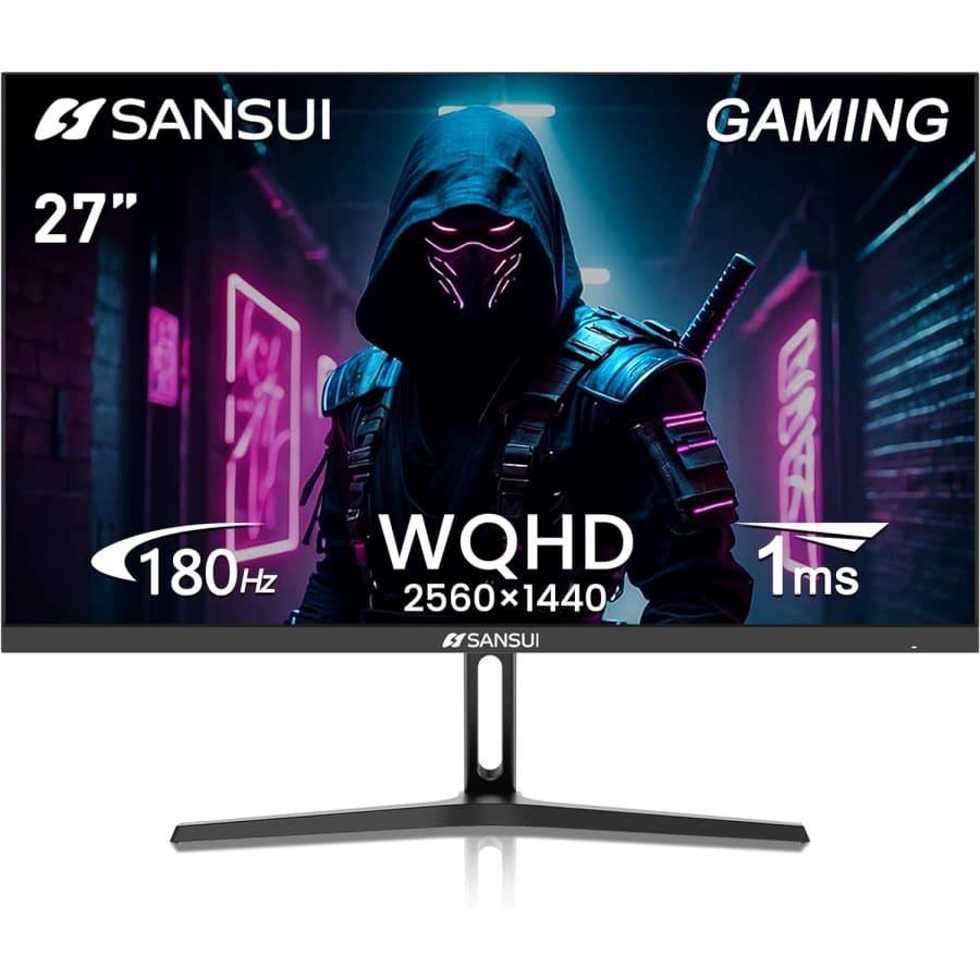 Sansui 27" 1440p IPS 180Hz FreeSync Gaming Monitor for $135