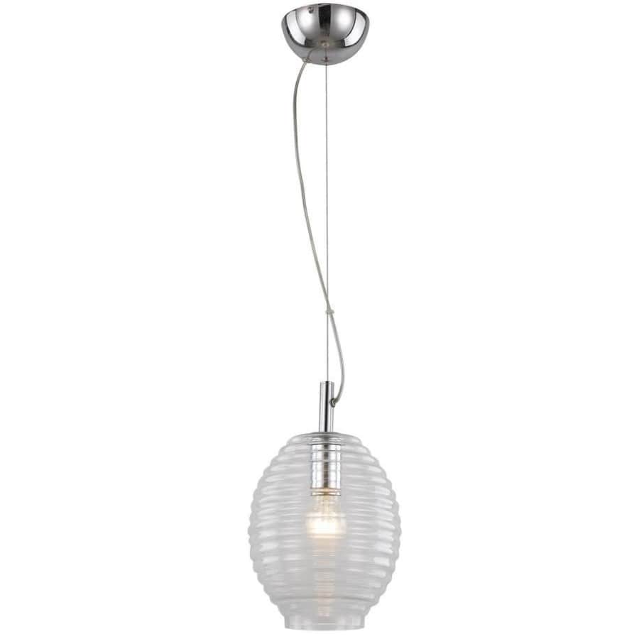 Bel Air Lighting Mini Pendant w/ Clear Bee Hive Glass for $25 Bel Air Lighting Mini Pendant w/ Clear Bee Hive Glass for $25