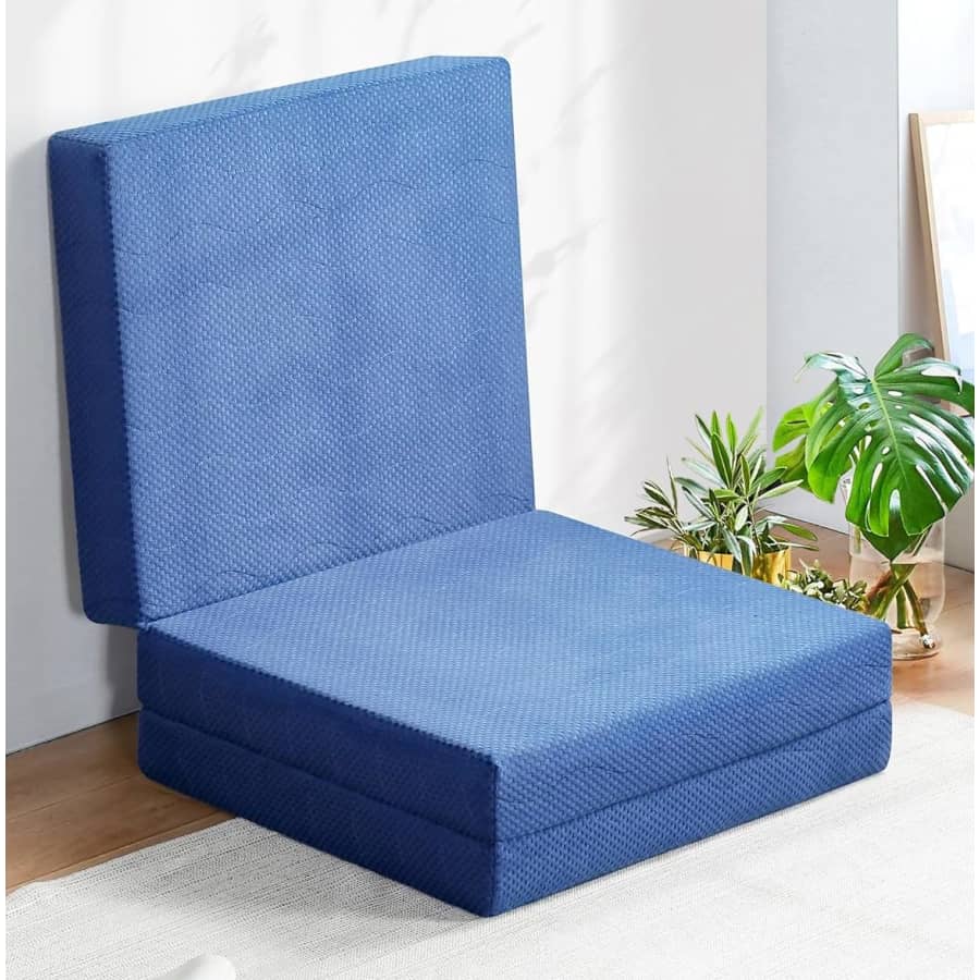 Olee 4" Memory Foam Folding Mattress for $49