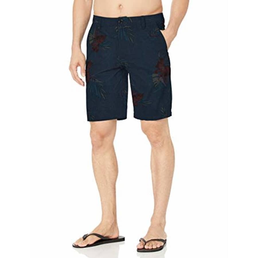 Rip Curl Men's Jungle 20" Boardwalk Hybrid Shorts, Navy, 38 for $49