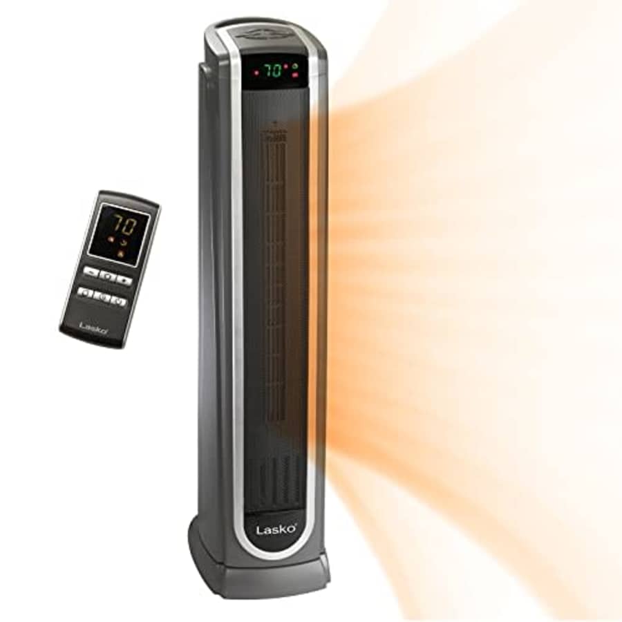 Lasko Ceramic Tower Space Heater with Logic Center Digital Remote Control-Features Built-in Timer for $80 Lasko Ceramic Tower Space Heater with Logic Center Digital Remote Control-Features Built-in Timer for $80