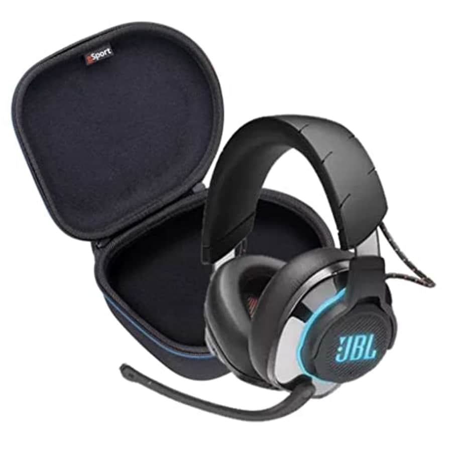JBL Quantum 810 Wireless Over-Ear Performance Gaming Headphone Bundle with gSport Case (Black) for $150