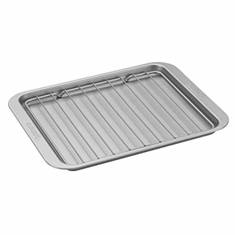 Cuisinart AMB-TOBPRK Toaster Oven Broiling Pan w/ Rack, silver, 11.2"(l) x 8.6"(w) x 0.6"(h) for $19 Cuisinart AMB-TOBPRK Toaster Oven Broiling Pan w/ Rack, silver, 11.2"(l) x 8.6"(w) x 0.6"(h) for $19