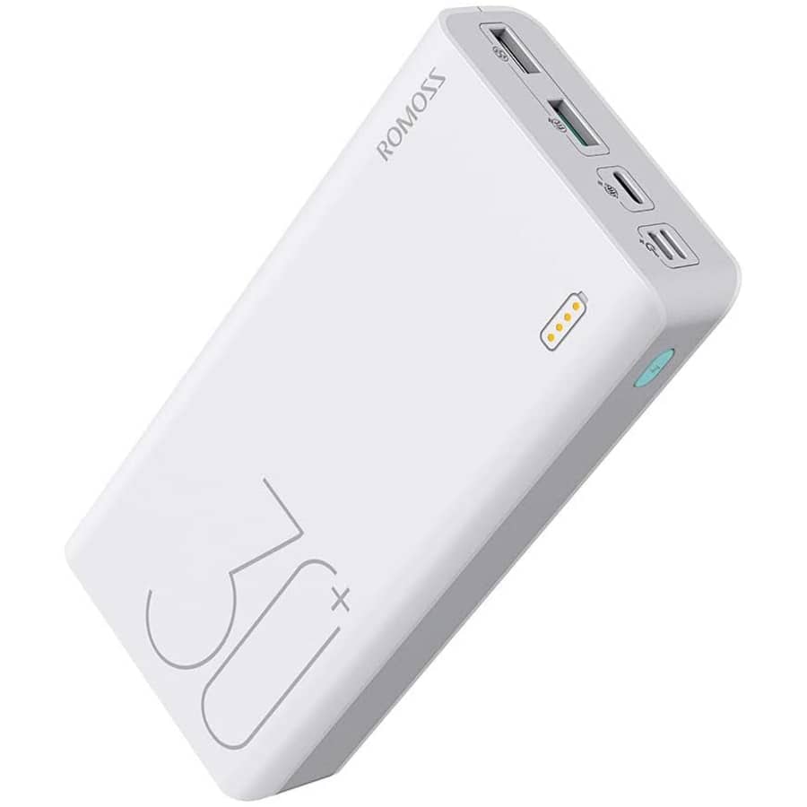 Romoss Sense 8+ 30,000mAh 18W Type-C Power Bank for $40