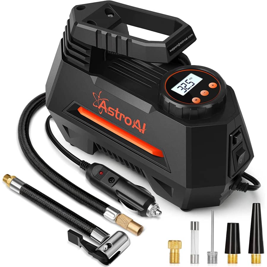 AstroAI Portable Air Compressor Tire Inflator for $35
