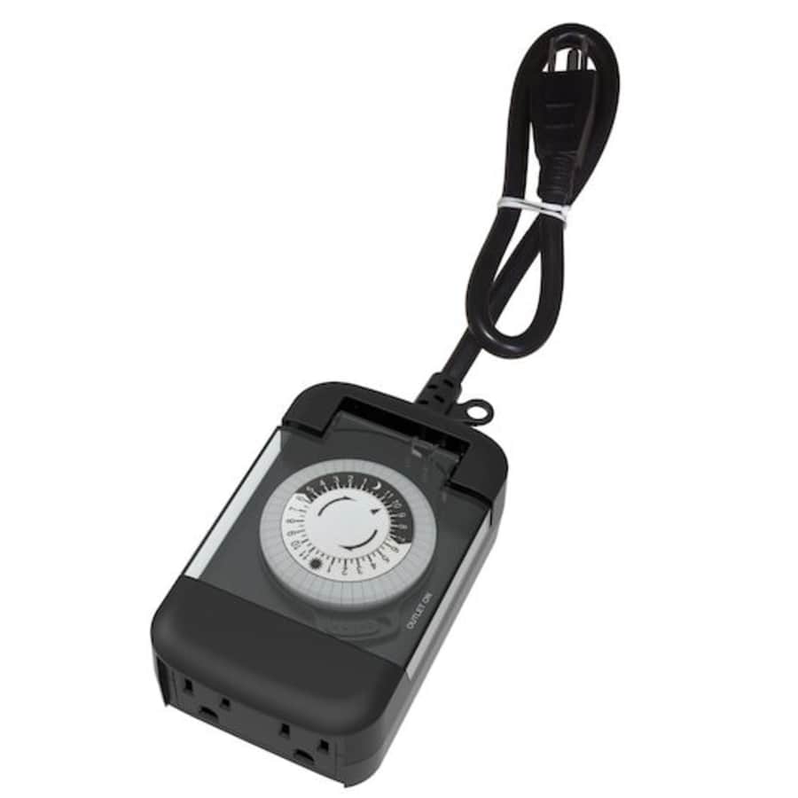 Utilitech 15A 2-Outlet Plug-in Countdown Indoor/Outdoor Lighting Timer for $14