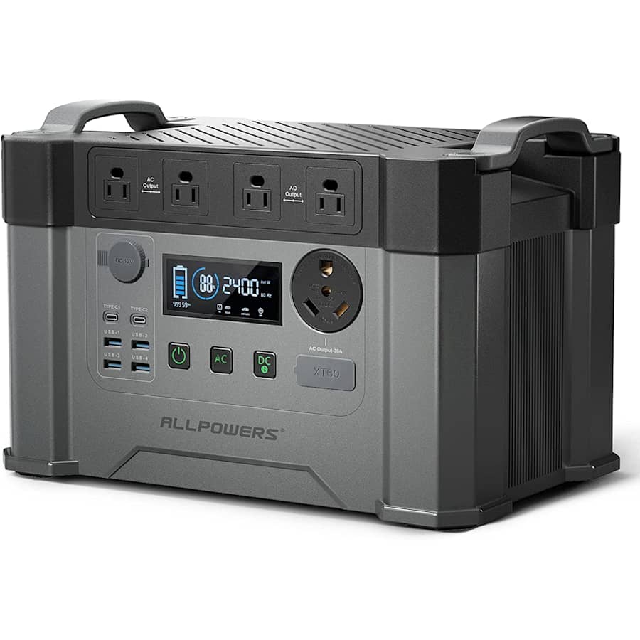 AllPowers S2000 Pro 2,400W Portable Power Station for $1,099 AllPowers S2000 Pro 2,400W Portable Power Station for $1,099