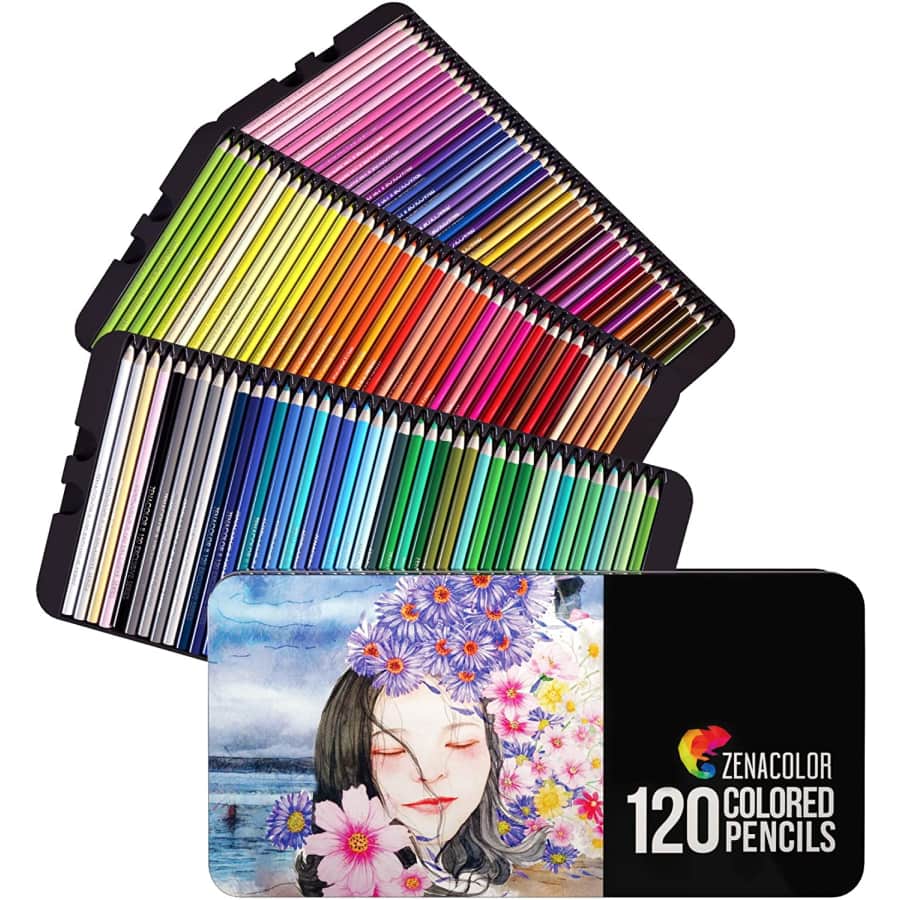 Zenacolor 120-Count Colored Pencils Set for $25 Zenacolor 120-Count Colored Pencils Set for $25