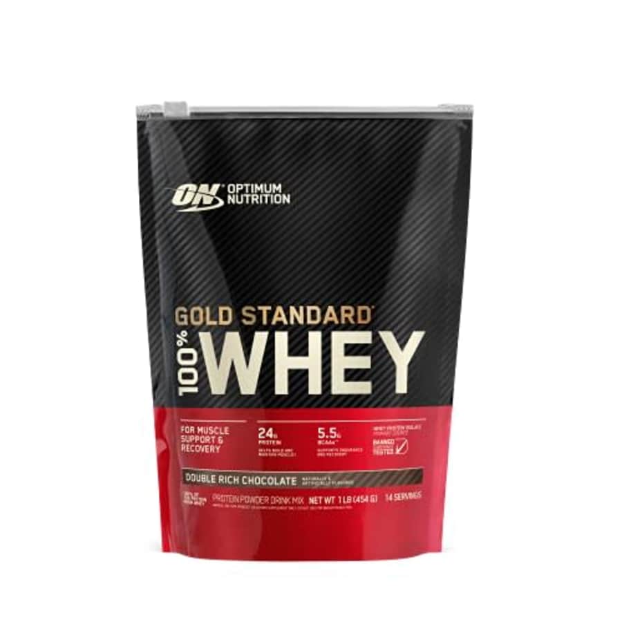 Optimum Nutrition Gold Standard 100% Whey Protein Powder, Double Rich Chocolate (1 lb.), Package for $29