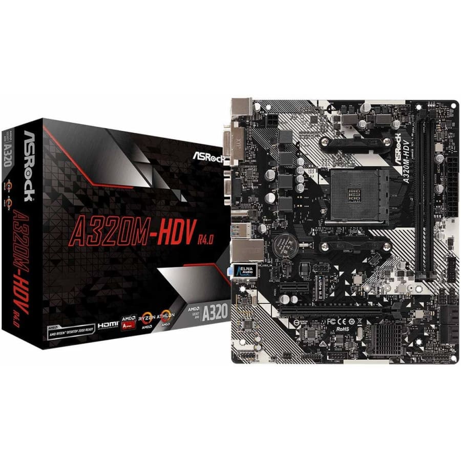 ASRock AMD Ryzen AM4 Chip MicroATX Motherboard for $54