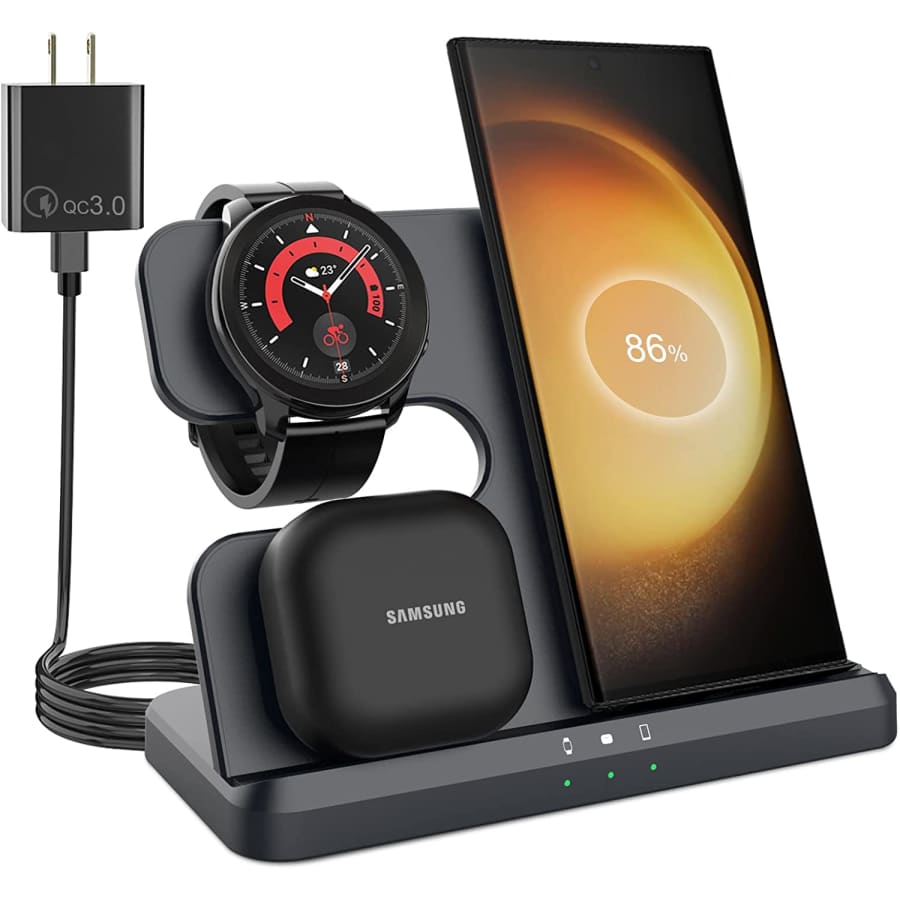 3-in-1 Wireless Charging Station for $39