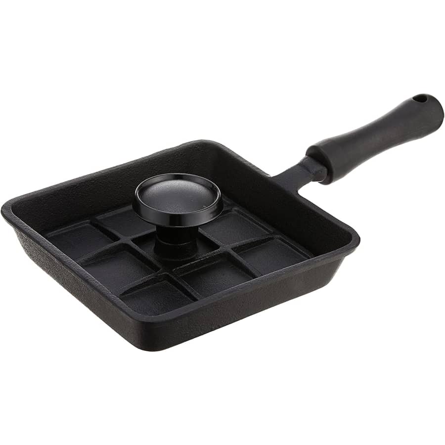 Norpro 5.9" Mini Cast Iron Panini Pan w/ Press for $21 Norpro 5.9" Mini Cast Iron Panini Pan w/ Press for $21