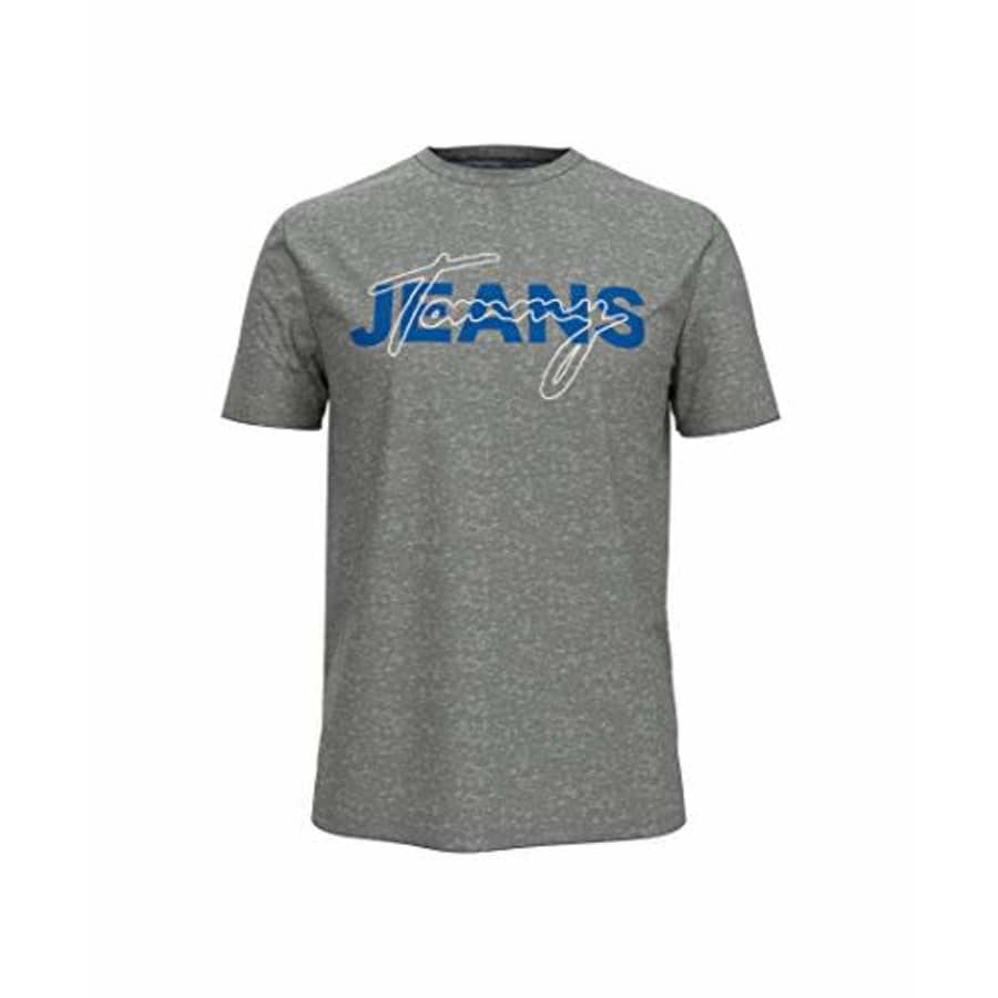 Tommy Hilfiger Men's Short Sleeve Graphic T Shirt, Grey Heather, XL for $20 Tommy Hilfiger Men's Short Sleeve Graphic T Shirt, Grey Heather, XL for $20