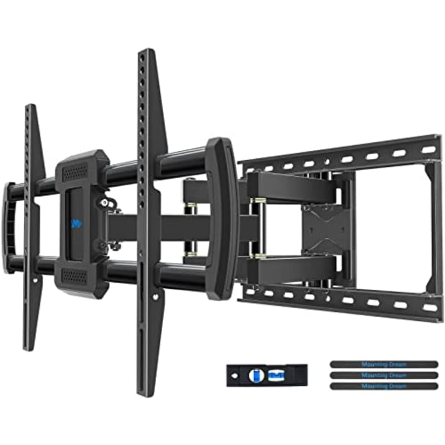 Mounting Dream UL Listed Full Motion TV Wall Mount for Most 42-84'' TVs, TV Mount with Premium Ball for $60 Mounting Dream UL Listed Full Motion TV Wall Mount for Most 42-84'' TVs, TV Mount with Premium Ball for $60