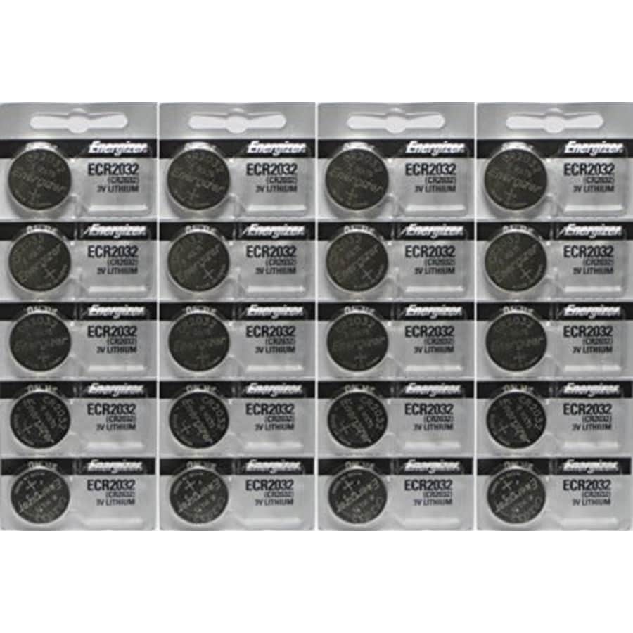 Energizer ECR2032 3-Volt Lithium Coin Batteries (20 Count) for $20 Energizer ECR2032 3-Volt Lithium Coin Batteries (20 Count) for $20