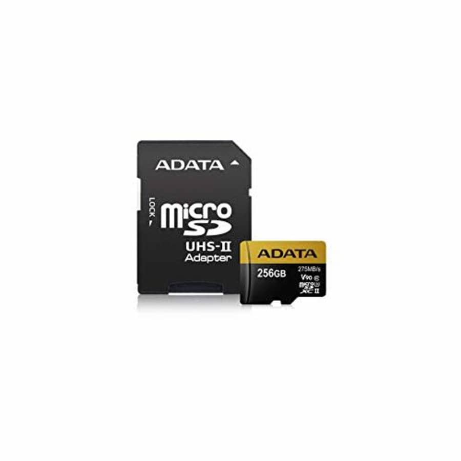 ADATA Premier ONE 256GB SDXC UHS-II U3 Class10 V90 3D NAND 4K 8K Ultra HD 275MB/s Micro SD Card for $228