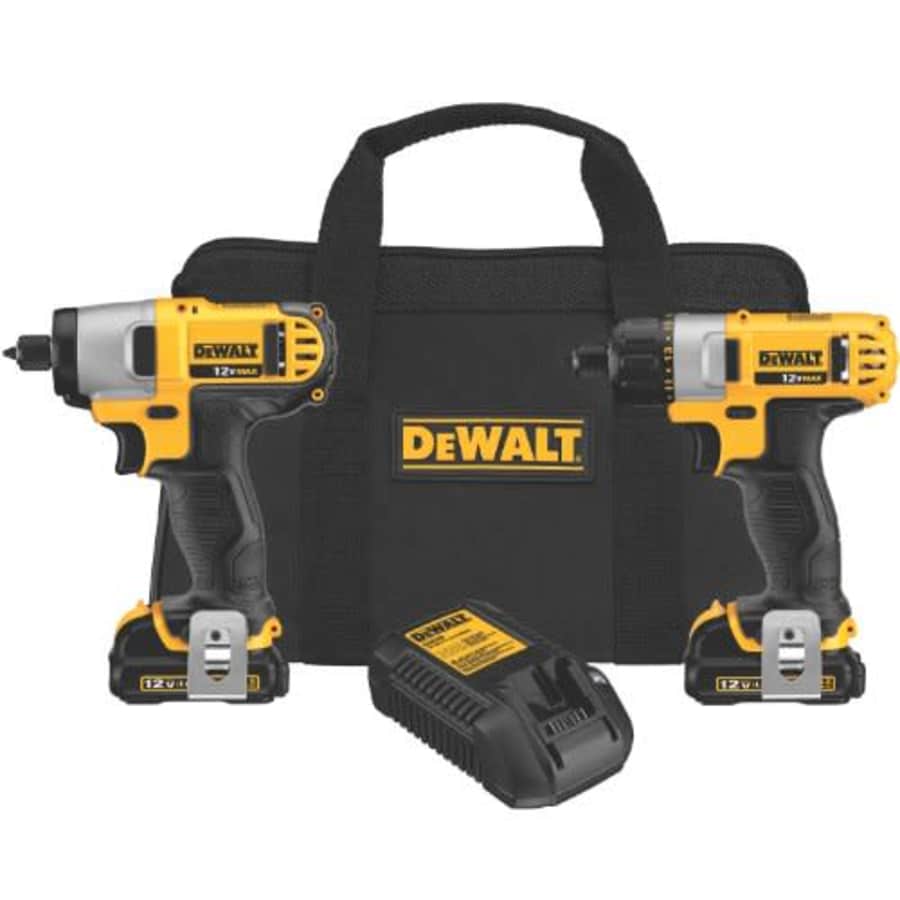 DEWALT 12V Cordless Screwdriver & Impact Driver Combo Kit (DCK210S2) for $280 DEWALT 12V Cordless Screwdriver & Impact Driver Combo Kit (DCK210S2) for $280