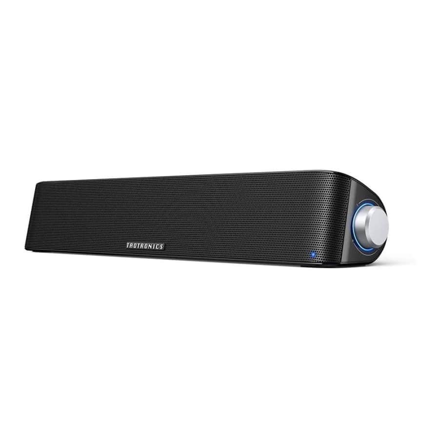 TaoTronics Bluetooth PC Soundbar for $11