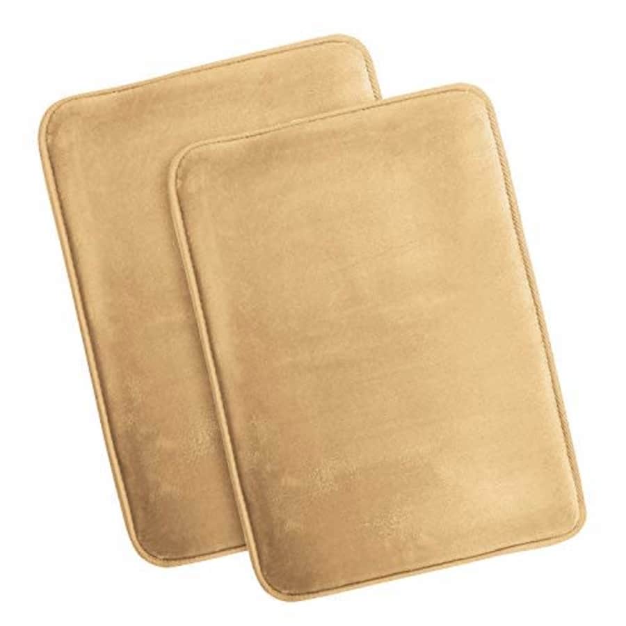 Clara Clark Memory Foam Bath Mat Ultra Soft Non Slip and Absorbent Bathroom Rug, Set of 2 Small for $20