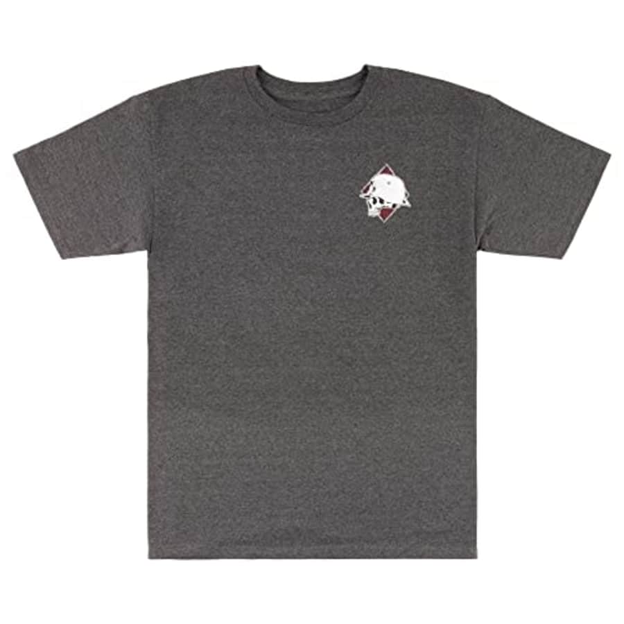 Metal Mulisha Men's Diamond T-Shirt, Charcoal Heather Gray, Medium for $18 Metal Mulisha Men's Diamond T-Shirt, Charcoal Heather Gray, Medium for $18