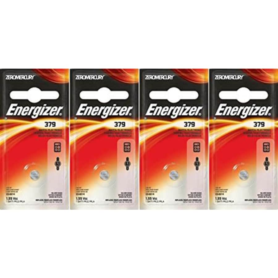 4 Energizer 379BPZ Zero Mercury Batteries for $7