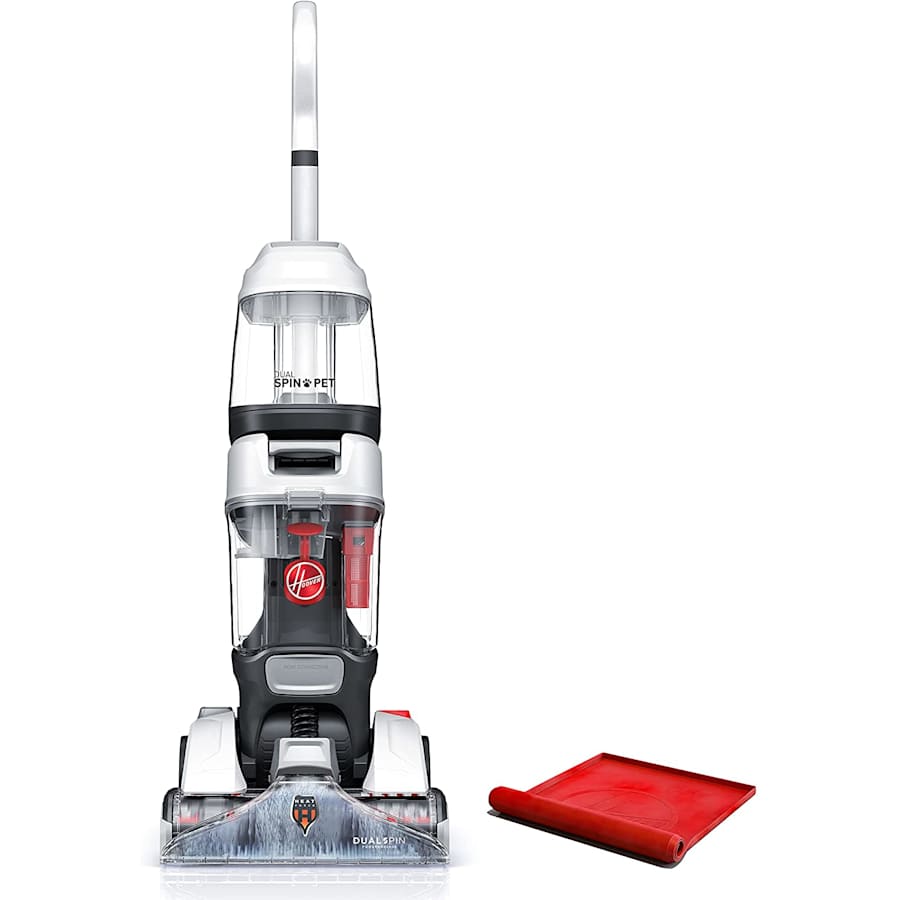 Hoover White Dual Spin Pet Plus Carpet Cleaner Machine for $170 Hoover White Dual Spin Pet Plus Carpet Cleaner Machine for $170