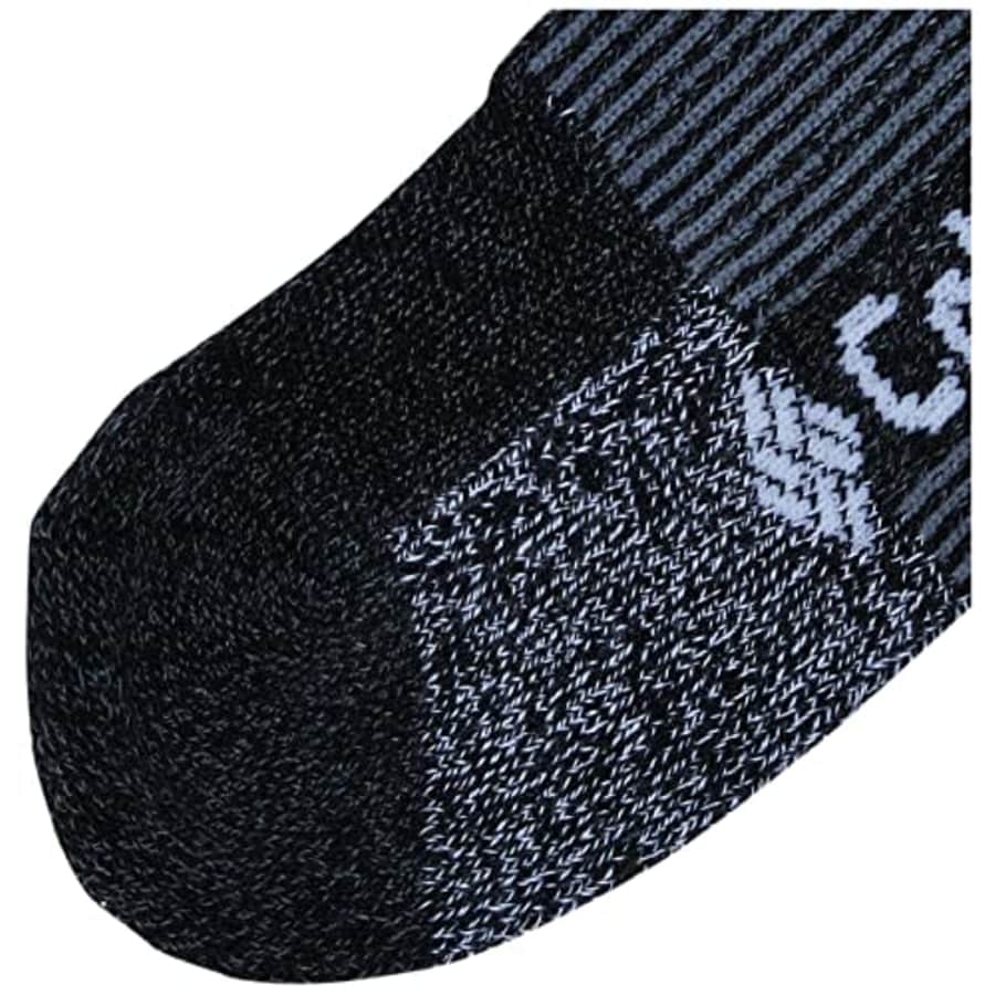 Columbia Men's Mid-Calf Moisture Control Ribbed Crew 4 Pair Casual Socks, 10-13 US for $17