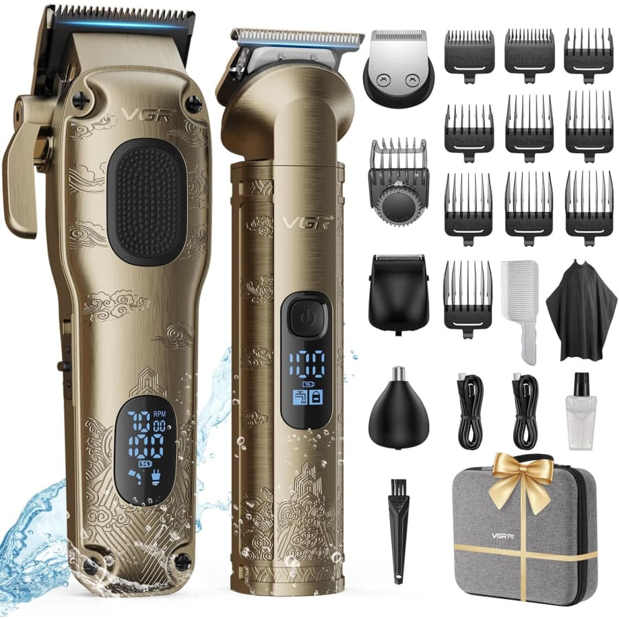 Men's 4-in-1 Hair Clippers and Trimmer Set: $27.49
