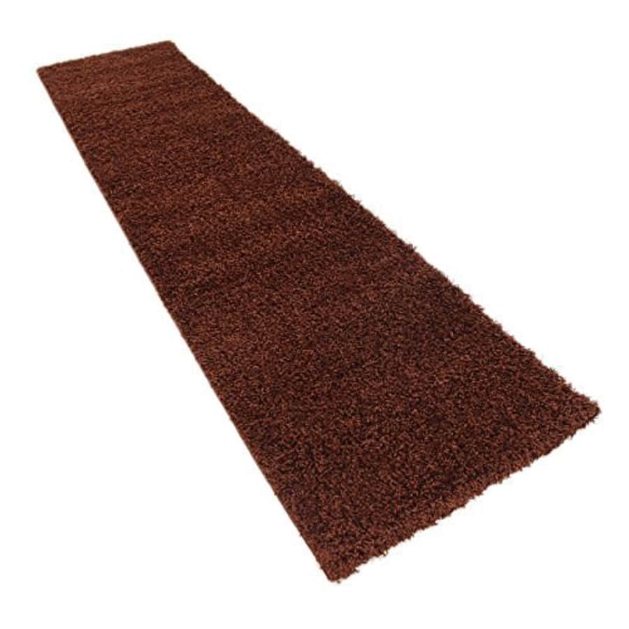 Unique Loom Solid Shag Collection Area Rug (2' 7" x 10' Runner, Chocolate Brown) for $45 Unique Loom Solid Shag Collection Area Rug (2' 7" x 10' Runner, Chocolate Brown) for $45