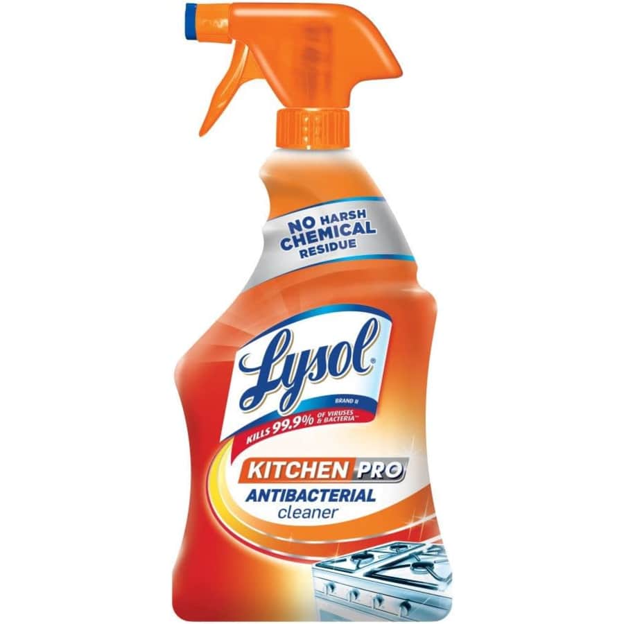 Lysol Kitchen Pro 22-oz. Antibacterial Cleaner for $4 Lysol Kitchen Pro 22-oz. Antibacterial Cleaner for $4