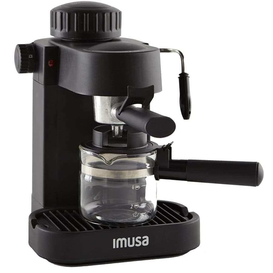 Imusa 4-Cup Espresso/Cappuccino Maker for $30