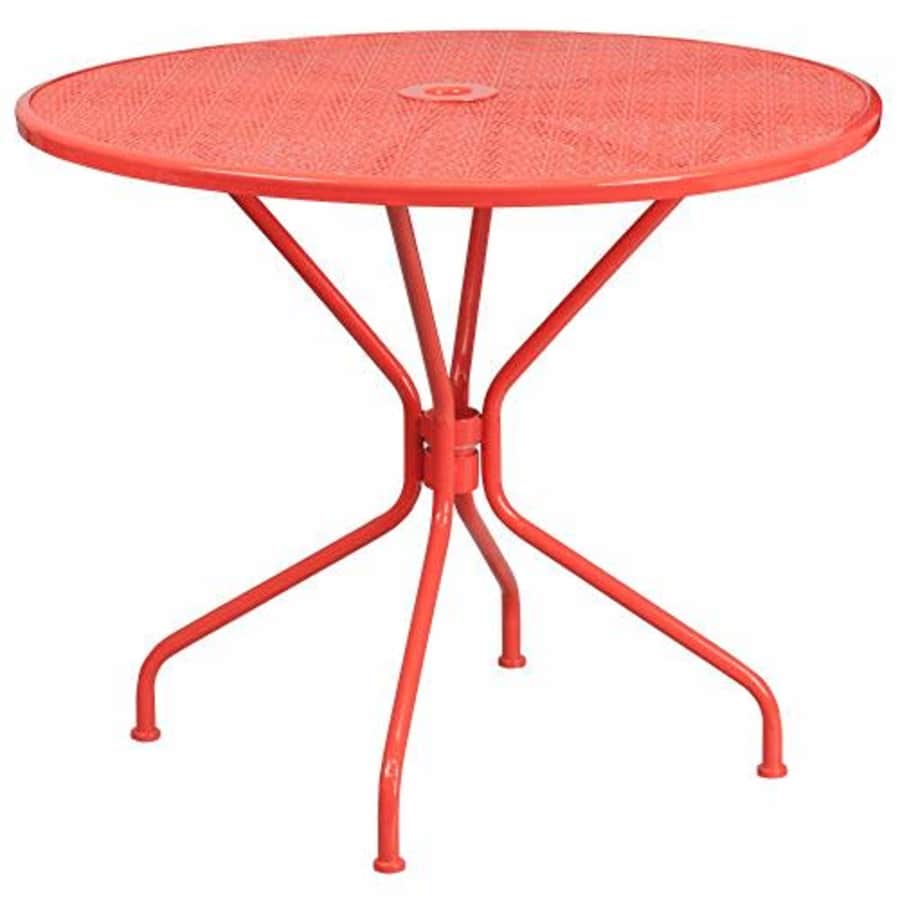 Flash Furniture 35.25RD Coral Patio Table for $165