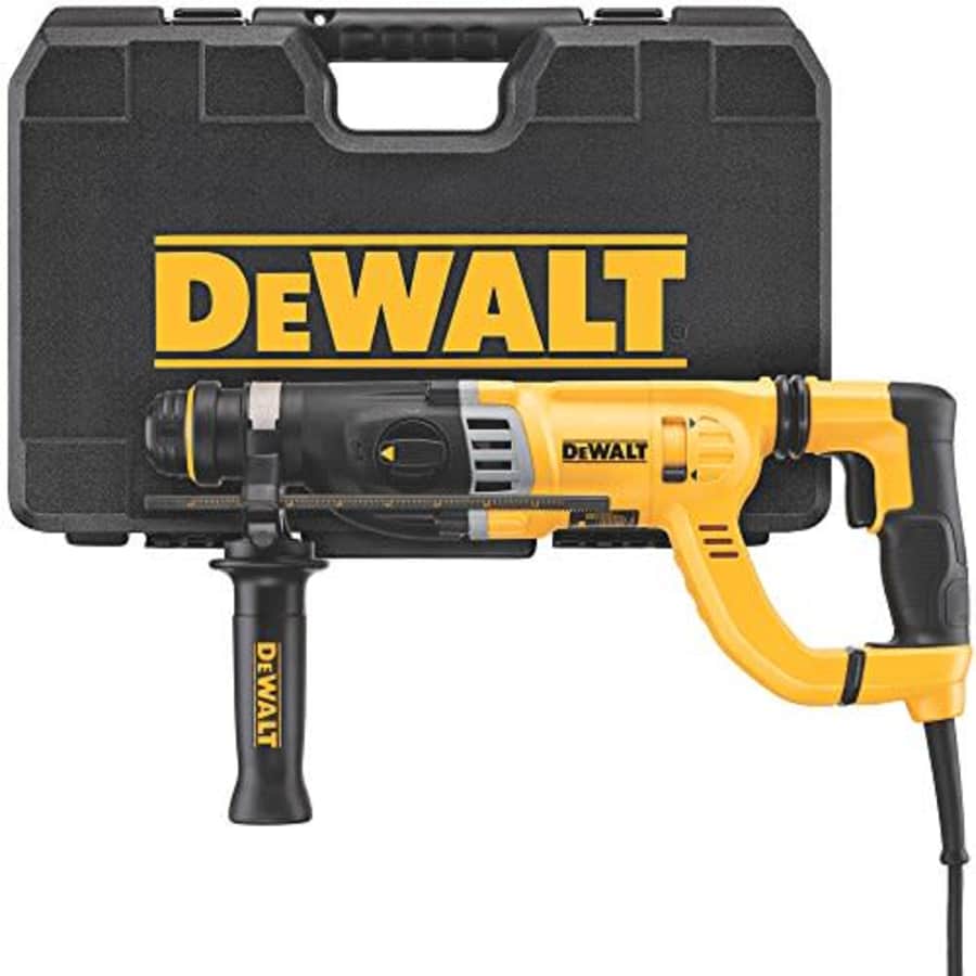 DEWALT Rotary Hammer Drill with Shocks, D-Handle, SDS, 1-1/8-Inch (D25263K) for $172