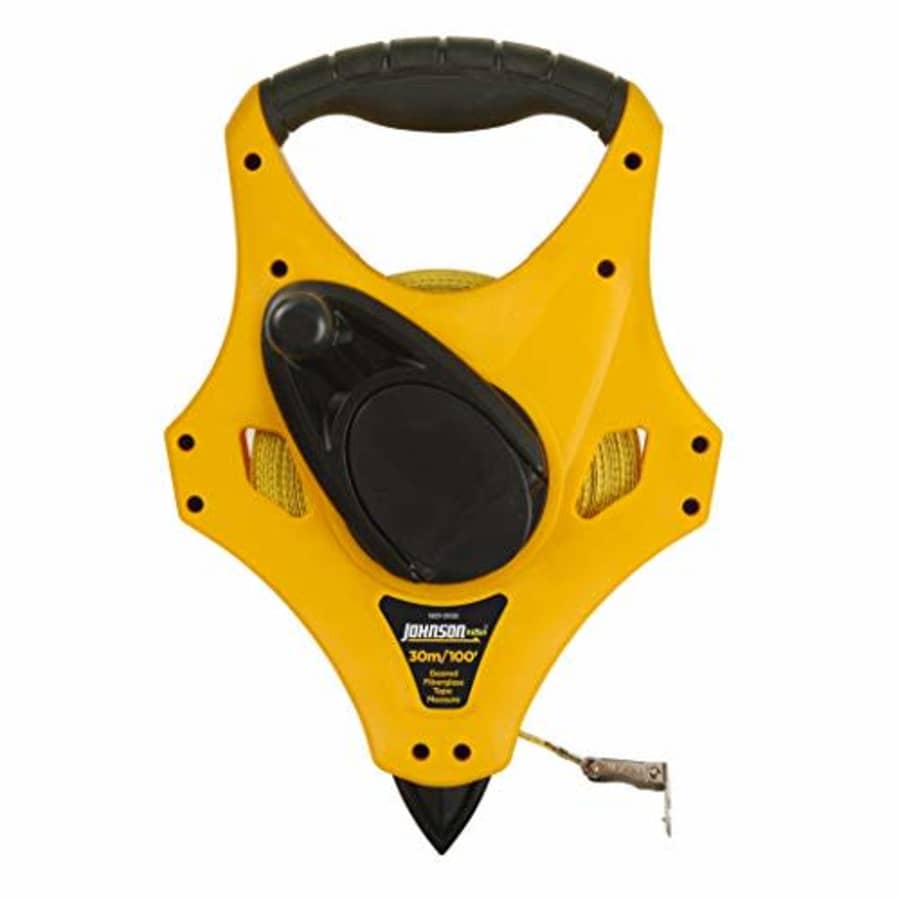 Johnson Level & Tool 1831-0100 Long Tape Measure Geared Metric, 100-Feet for $30 Johnson Level & Tool 1831-0100 Long Tape Measure Geared Metric, 100-Feet for $30