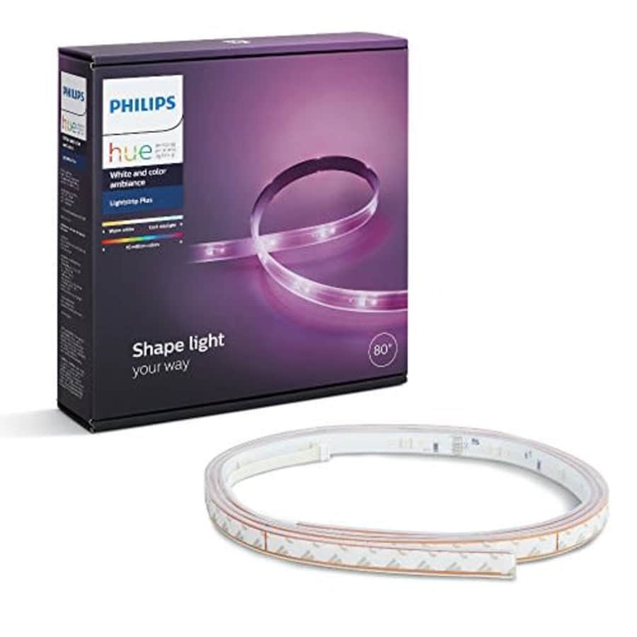 Philips Hue LightStrip Plus Dimmable LED Smart Light for $123 Philips Hue LightStrip Plus Dimmable LED Smart Light for $123