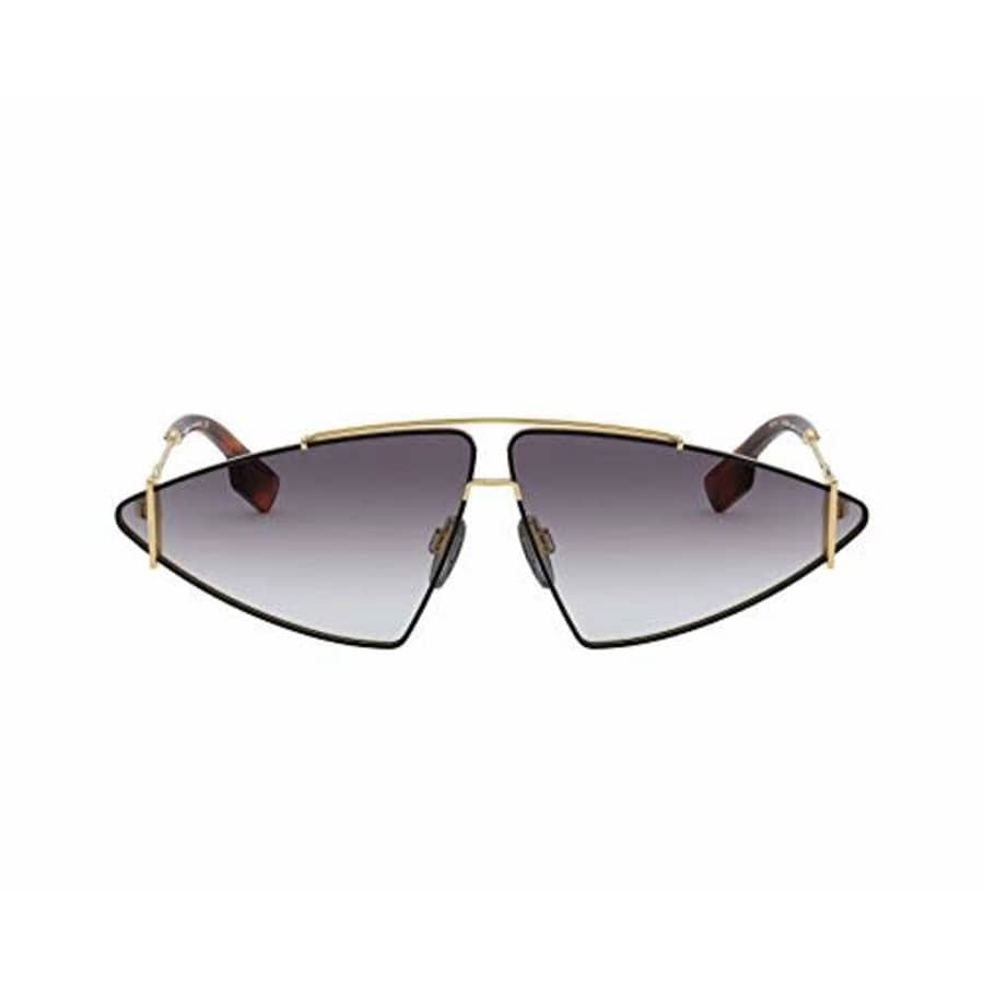 Burberry BE3111 10178G Gold BE3111 Rectangle Sunglasses Lens Category 3 Size 68 for $131