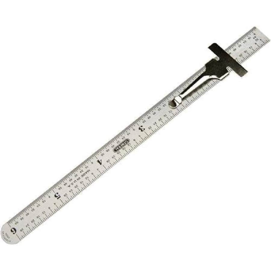 General Tools 6" Flex Precision Stainless Steel Ruler for $3 General Tools 6" Flex Precision Stainless Steel Ruler for $3