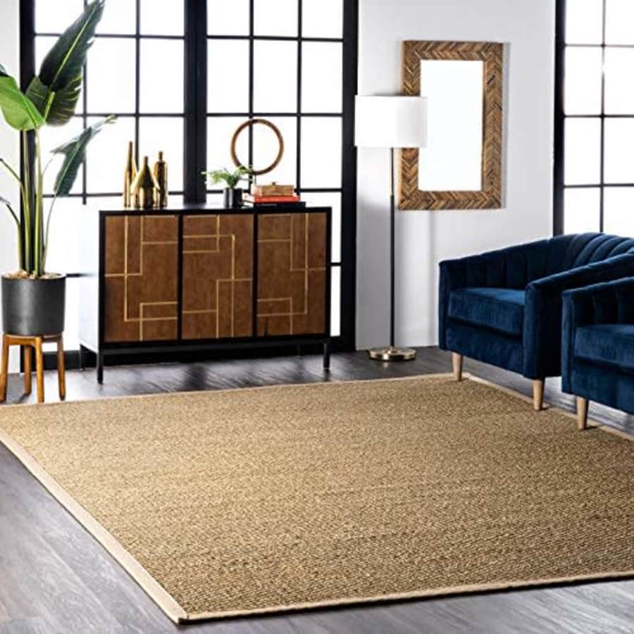 nuLOOM Elijah Seagrass Natural Area Rug, 8' x 10', Beige for $359