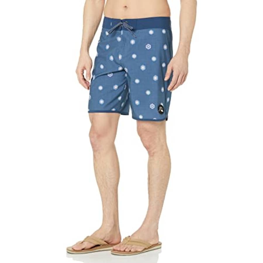 Quiksilver Men's Standard Surfsilk Scallop 19 Boardshort Swim Trunk, Insignia Blue, 33 for $44 Quiksilver Men's Standard Surfsilk Scallop 19 Boardshort Swim Trunk, Insignia Blue, 33 for $44