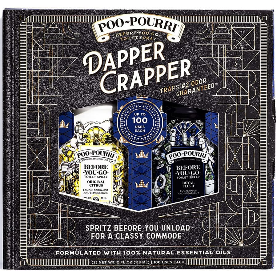 Poo-Pourri Dapper Crapper 2-oz. Toilet Spray 2-Pack for $25