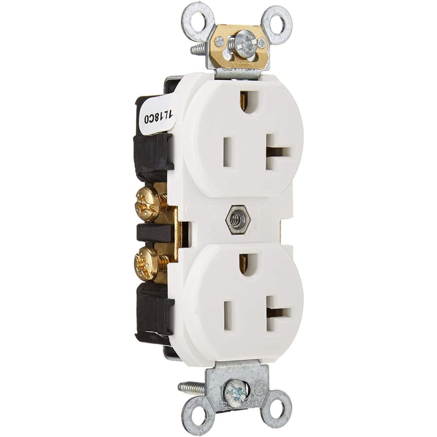 Leviton 20A Duplex Outlet Receptacle for $2 Leviton 20A Duplex Outlet Receptacle for $2