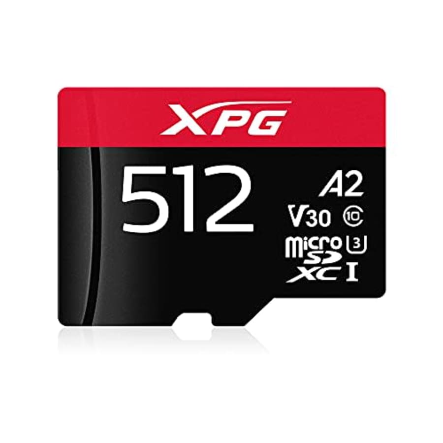 ADATA Flash Memory Card - 512 GB - A2 / Video Class V30 / UHS-I U3 / Class10 - microSDXC UHS-I for $132