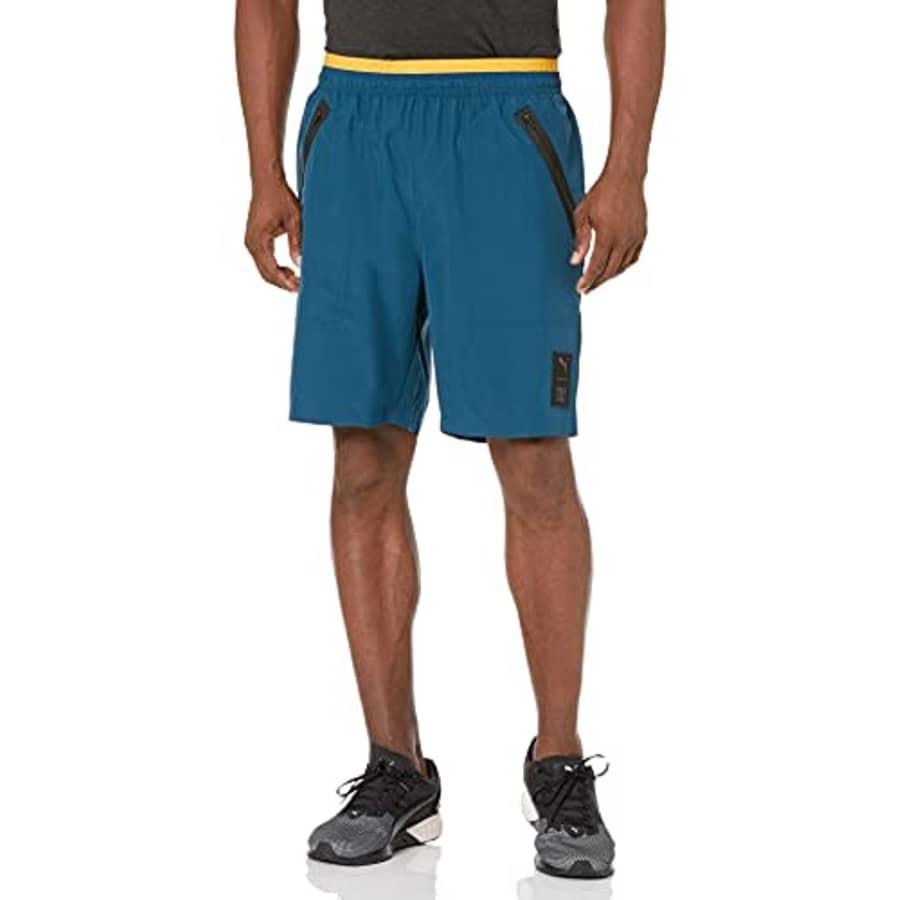 PUMA Men's Train First Mile Woven Shorts, Intense Blue, S for $16