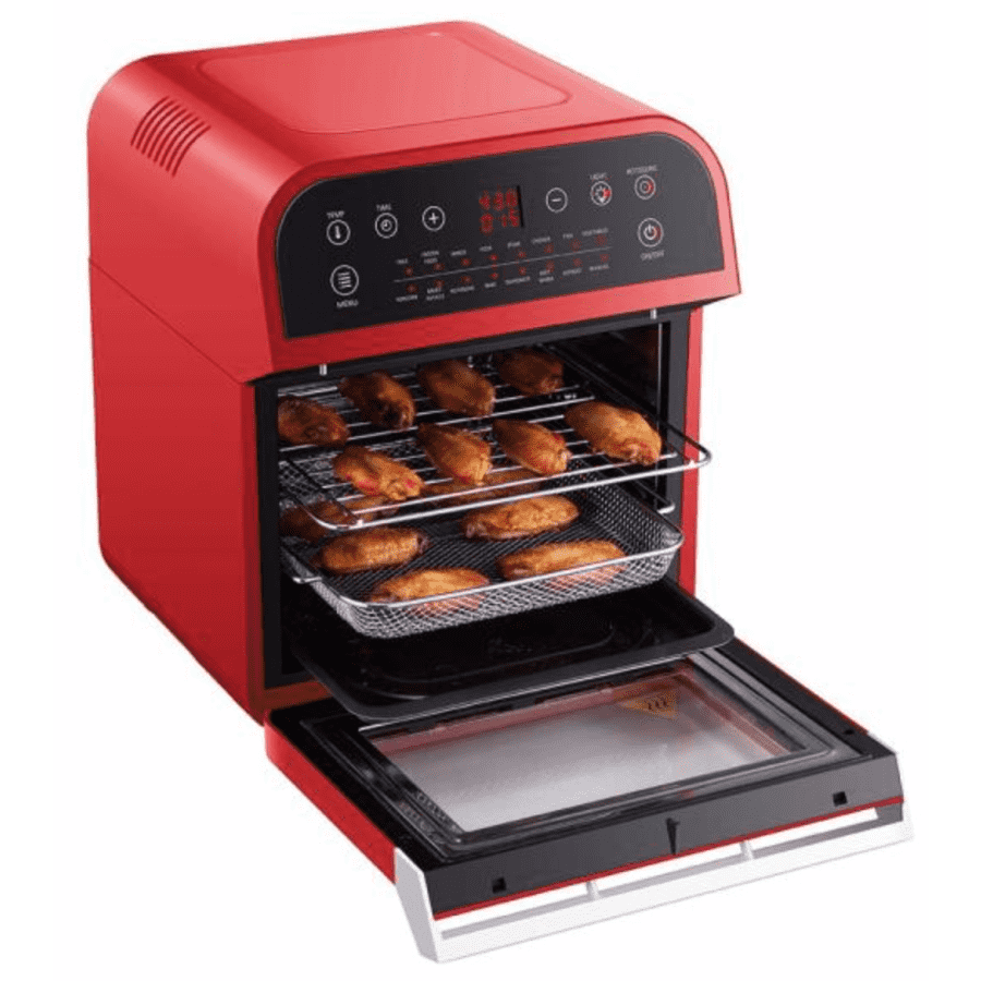 GoWise Deluxe 12.7-Quart Programmable Air Fryer Oven w/ Rotisserie for $92 GoWise Deluxe 12.7-Quart Programmable Air Fryer Oven w/ Rotisserie for $92