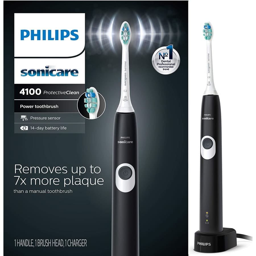 Philips Sonicare ProtectiveClean 4100 Rechargeable Electric Toothbrush for $48
